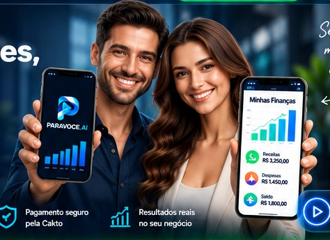 Casal da referência aprovada apresentando soluções em celulares